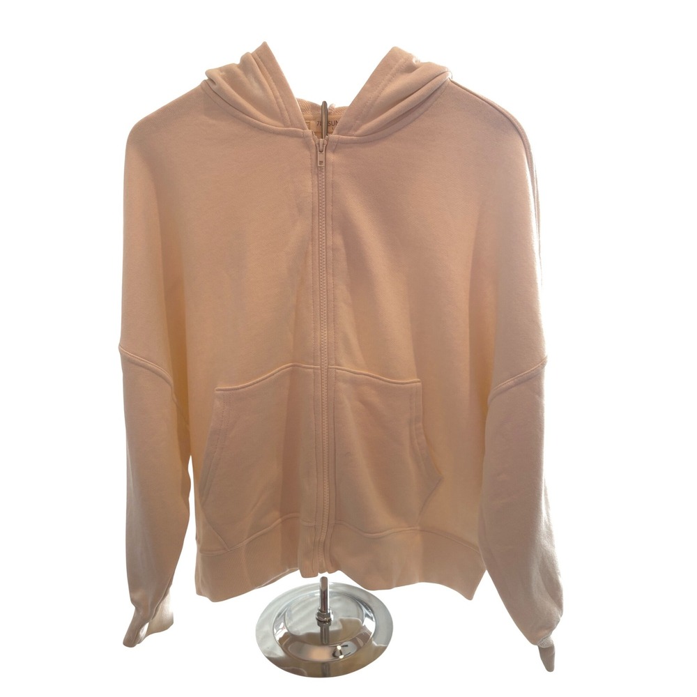 78 & SUNNY Reef Tide Zip Hoodie Cream Cream‎ L 1012